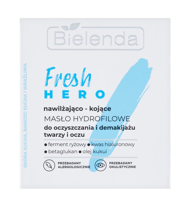 Bielenda Fresh Hero Unt demachiant hidrofil hidratant și calmant 40g