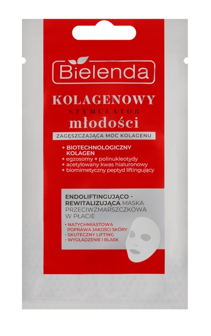 Bielenda Colagen Youth Stimulator Endolifting-Revitalizant Mască antirid într-un tampon
