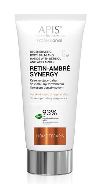 APIS Retin-Ambre Synergy Regenerating Body and Hand Lotion cu Retinol și Acid Amber 200ml