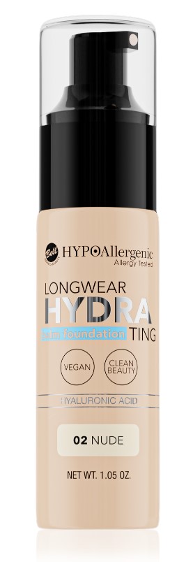 Bell HYPOAllergenic Fond de ten hidratant Longwear 02 Nude