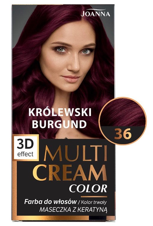 Vopsea de păr Joanna Multi Cream Color 36 Royal Burgundy