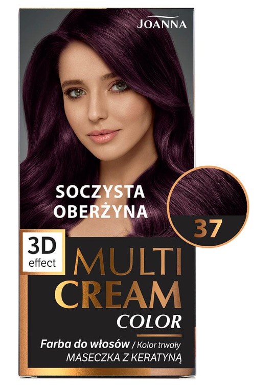 Vopsea de păr Joanna Multi Cream Color 37 Juicy Aubergine