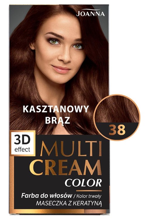 Vopsea de păr Joanna Multi Cream Color 38 Chestnut Brown