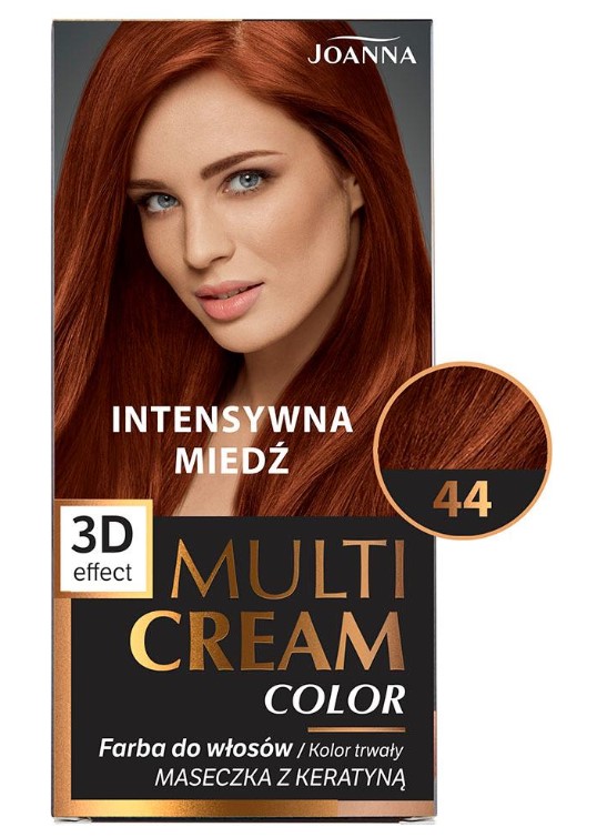 Vopsea de păr Joanna Multi Cream Color 44 Intensive Copper