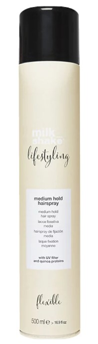 Spray de păr cu fixare medie Milk Shake Lifestyling 500ml