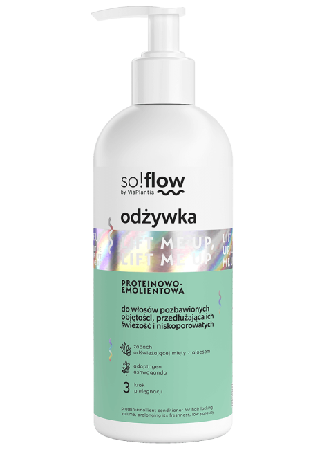 So!flow Balsam emolient cu proteine pentru părul lipsit de volum 300ml