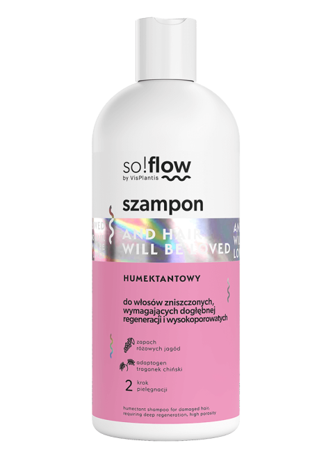 So!flow Șampon umectant pentru păr deteriorat 300ml