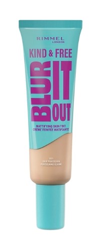 Rimmel Kind &amp; Free Blur It Out Fond de ten ușor matifiant 001 Fair Porcelain