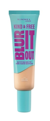 Rimmel Kind &amp; Free Blur It Out Fond de ten ușor matifiant 010 Rose Ivory