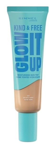 Fond de ten hidratant ușor Rimmel Kind &amp; Free Glow It Up 082 Golden Ivory