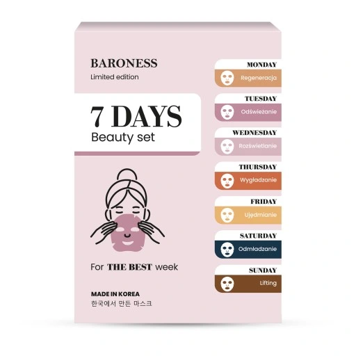 Set de măști de 7 zile BARONESS 7-Day Sheet Mask Set