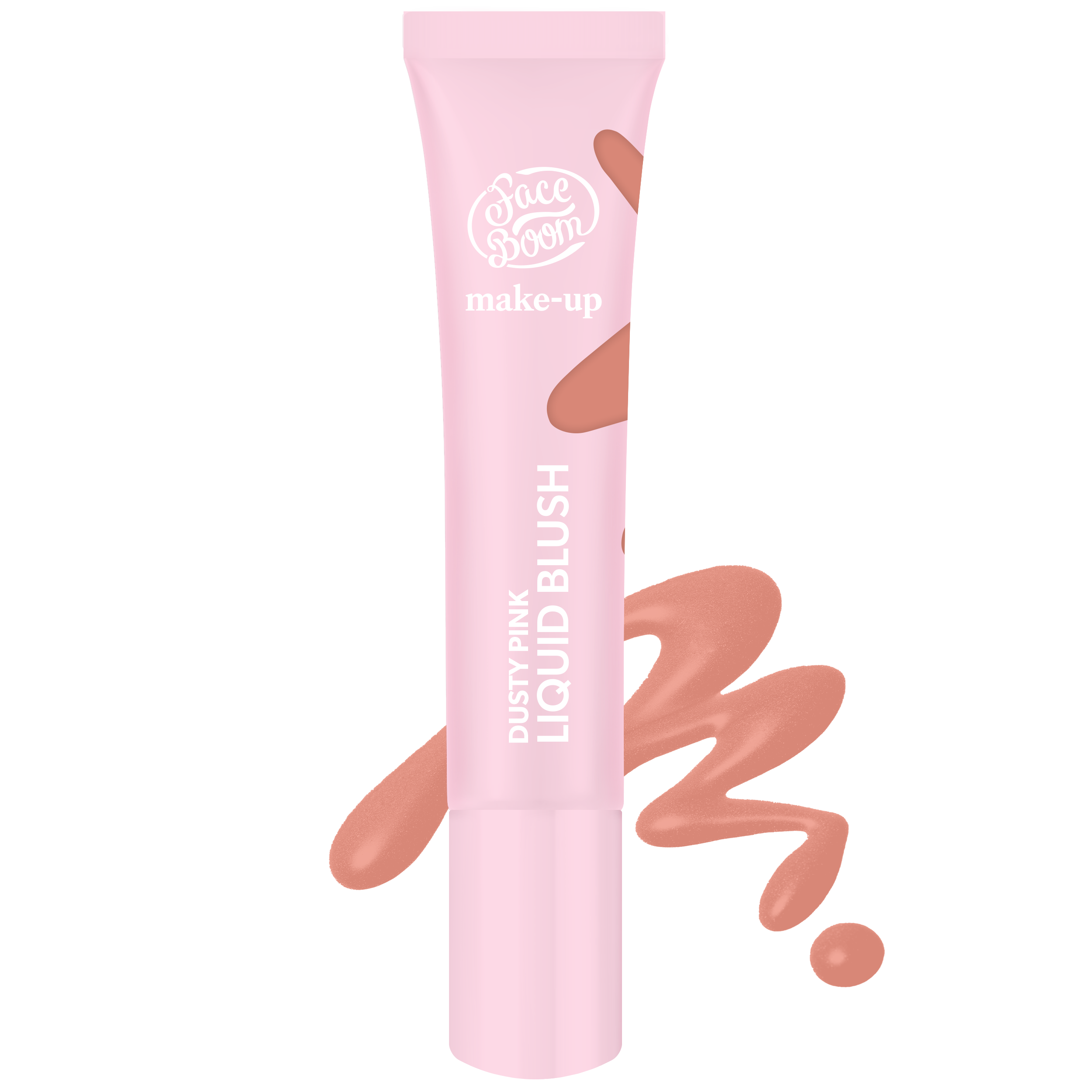 Faceboom Liquid Blush Kremowy Róż do Policzków Dusty Pink