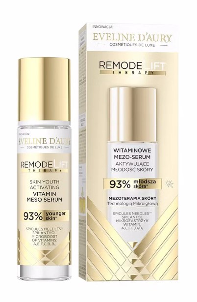Eveline DAury Remodelift Vitamin Meso-Serum pentru activarea tinereții pielii 30ml