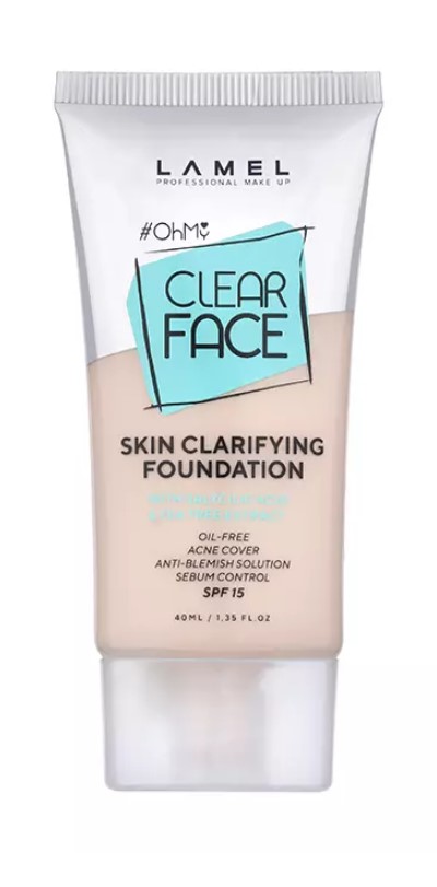 Lamel OhMy Clear Face Foundation 401 SPF15+ 40ml