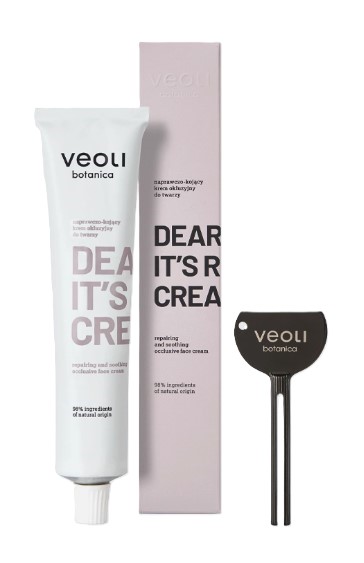 Veoli Botanica Dear Skin, Its Rich Cream Cremă de ocluzie pentru față reparatoare și calmantă 75ml