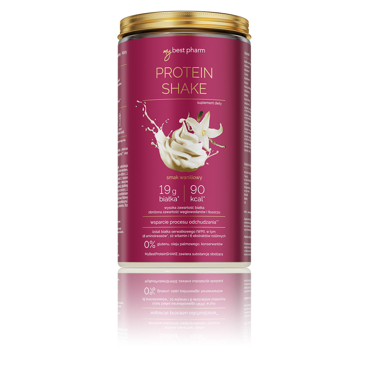 MyBestPharm Protein Shake Supliment alimentar aromă de vanilie 450g