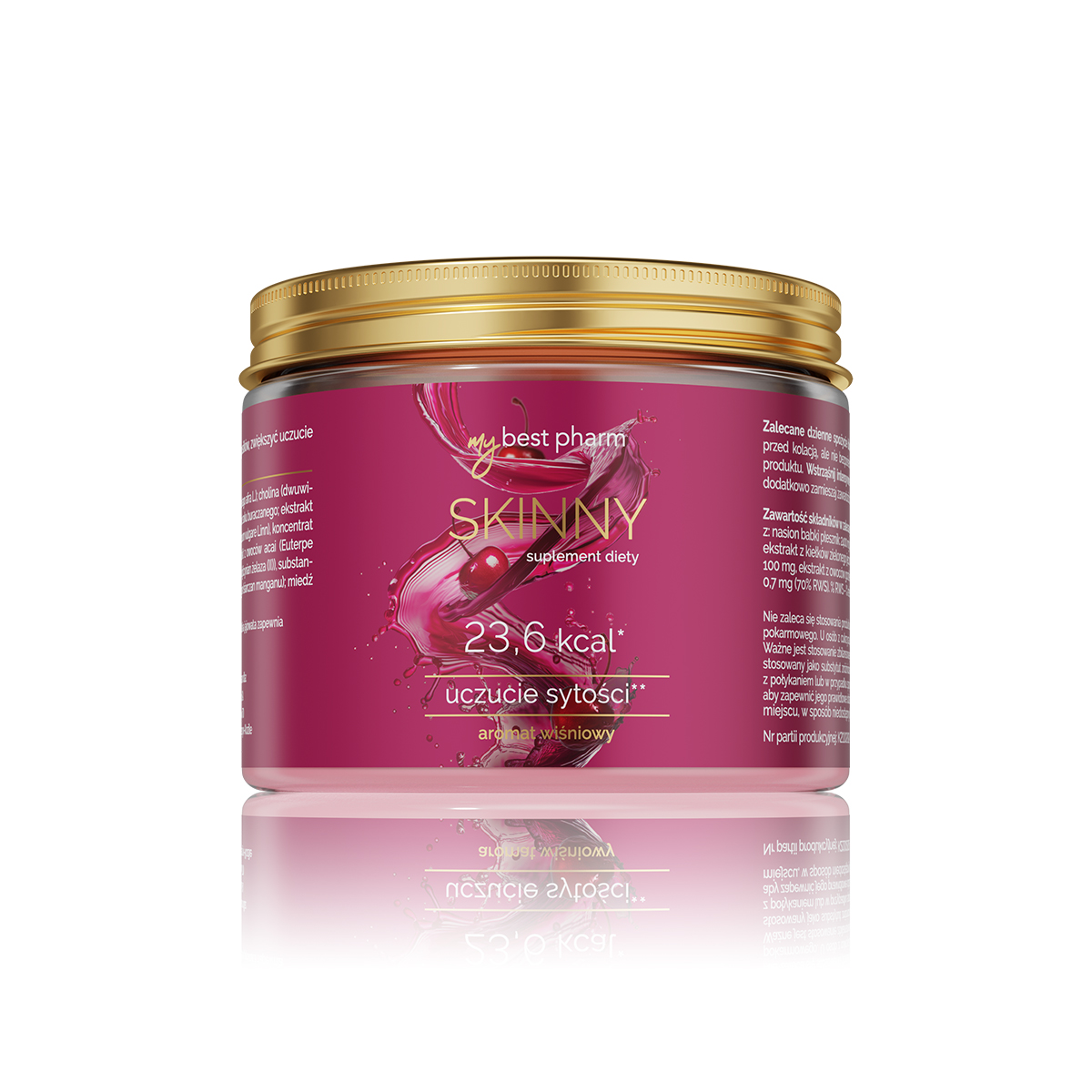 MyBestPharm Skinny Supliment dietetic Senzație de sațietate 222g