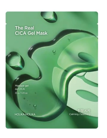 Holika Holika The Real Cica Hydrogel All Night Mască calmantă profundă