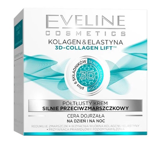 Eveline Collagen & Elastin Strongly Anti-Wrinkle Face Cream 50ml
