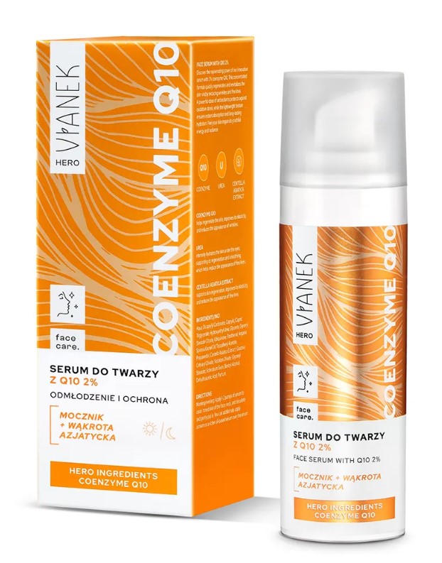 Vianek Hero Coenzima Q10 2% Ser pentru întinerirea și protecția feței 30ml