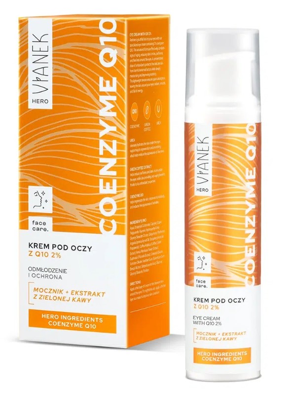 Vianek Hero Coenzima Q10 2% Crema de ochi întinerire și protecție 15ml