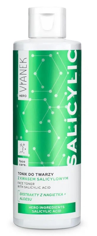 Vianek Hero Face Tonic cu acid salicilic 200ml
