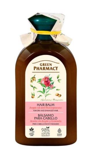 Balsam Green Pharmacy pentru păr uscat și deteriorat 300ml