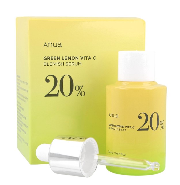 Anua Green Lemon Vita C Blemish Brightening Face Serum 20g