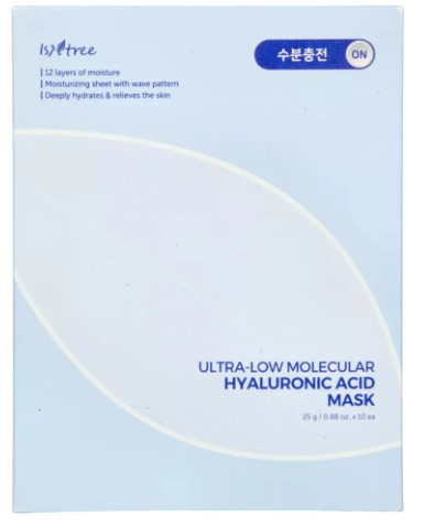 Isntree Ultra-Low Molecular Hyaluronic Acid Mask Mască foaie hidratantă
