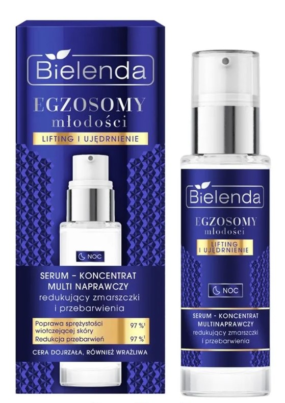 Bielenda Exosomes of Youth Multi Repair Serum-Concentrat de reducere a ridurilor și decolorării 30ml