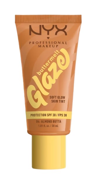NYX Professional Makeup Buttermelt Glaze Soft Glow Skin Tint SPF30 Fond de ten 04 Almond Butta