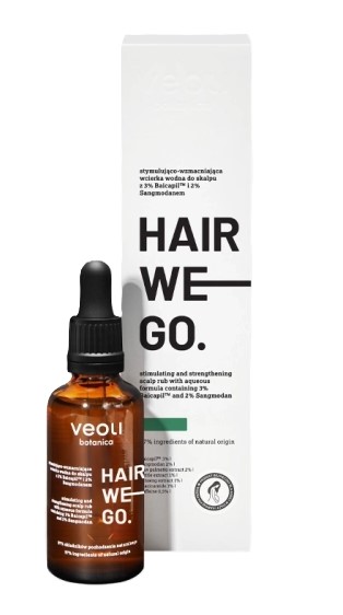 Veoli Botanica Hair We Go Stimularea și întărirea scalpului Apă de frecare 50ml