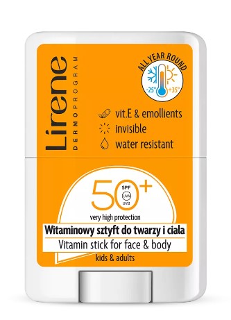 Lirene Vitamin Stick pentru față și corp SPF50+ 15g