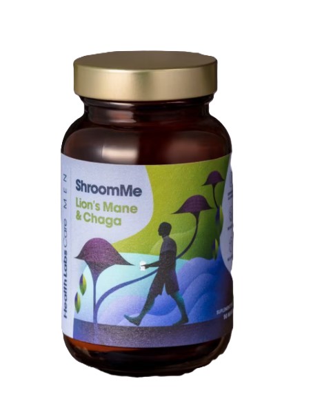 Health Labs Care Men ShroomMe Lions Mane & Chaga Supliment dietetic 90 măsuri