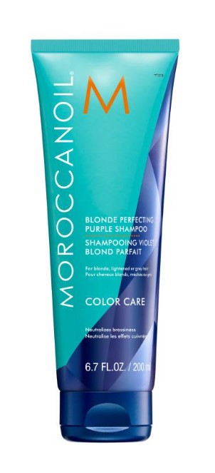 Șampon Moroccanoil Blonde Perfecting Purple pentru păr blond 200ml