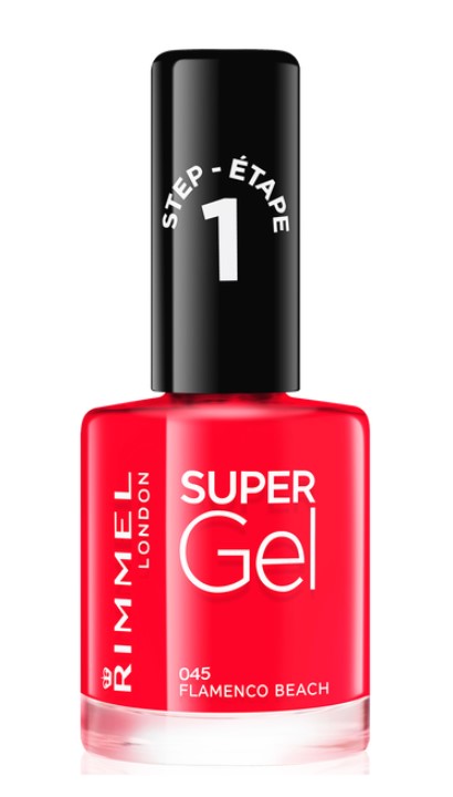 Rimmel Super Gel Nail Lacquer 045 Flamenco Beach