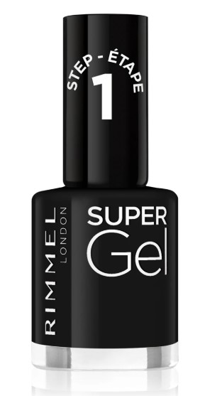 Rimmel Super Gel Nail Lacquer 070 Black Obsession