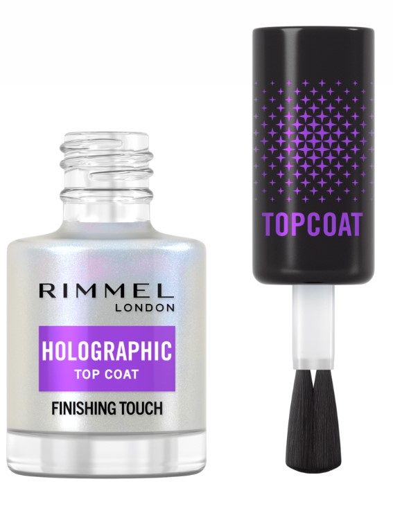 Rimmel Holographic Top Coat Holographic Nail Top Coat