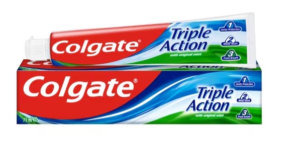 Pasta de dinți Colgate Triple Action Original Mint 75ml