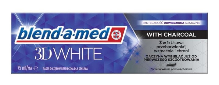 Pasta de dinți Blend-a-med 3D White Charcoal 75ml