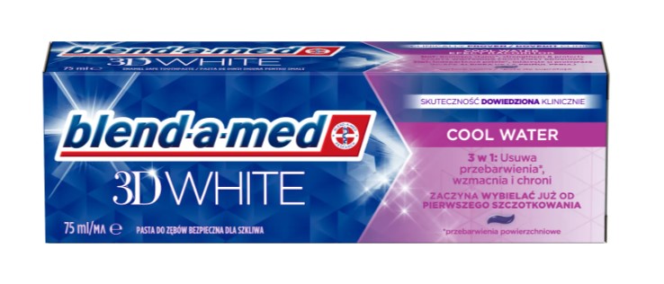 Blend-a-med 3D White pastă de dinți apă rece 75ml