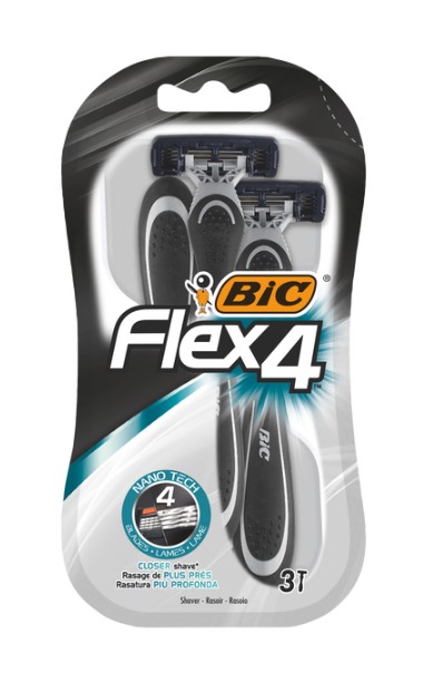 Bic Flex 4 Set lamă de ras 4 lame 3 bucăți