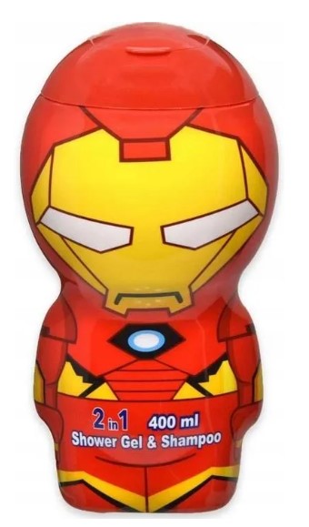 Air-Val Iron Man Gel de baie și șampon pentru copii 400ml