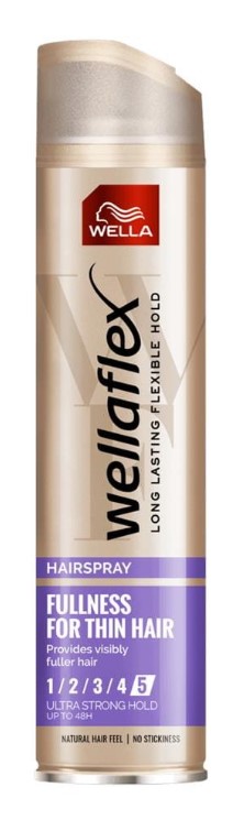 Spray de păr Wella Wellaflex Fullness pentru păr subțire 250ml