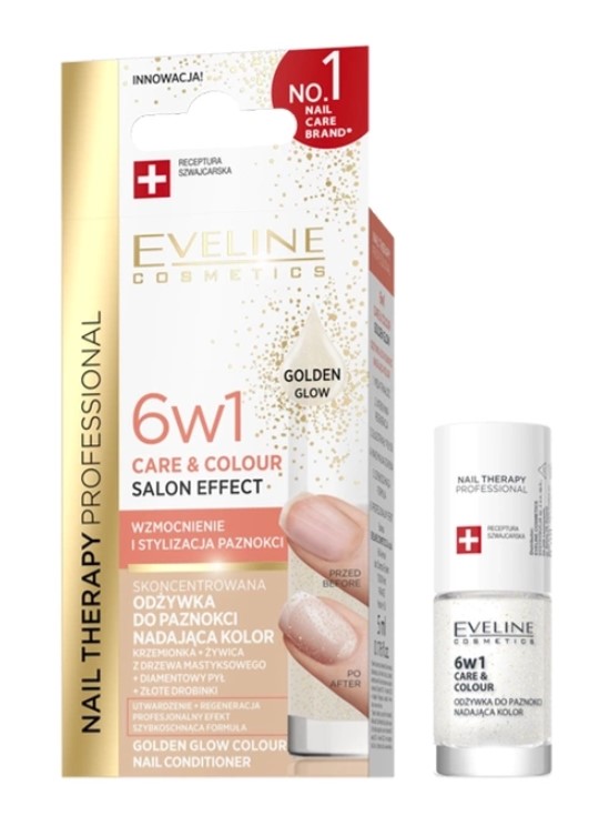 Eveline Nail Conditioner 6in1 Golden Glow