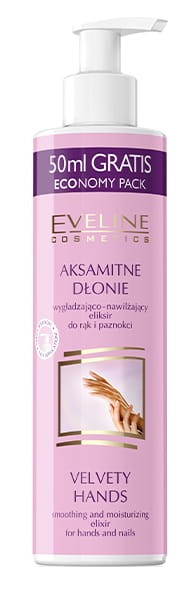 Eveline Velvet Hands Elixir de mâini și unghii netezitor și hidratant 245ml