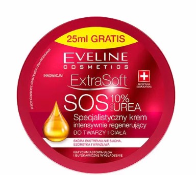 Eveline SOS Extra Soft Specialised Intensive Regenerating Cream pentru față și corp 200ml