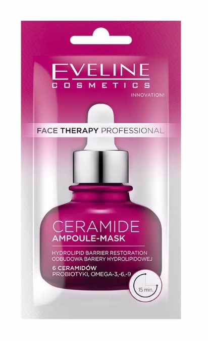 Eveline Face Therapy Professional Ceramide Cream Hydrolipid Barrier Rebuilding Mask