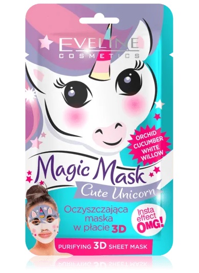 Eveline Magic Mask Cute Unicorn Mască de purificare 3D