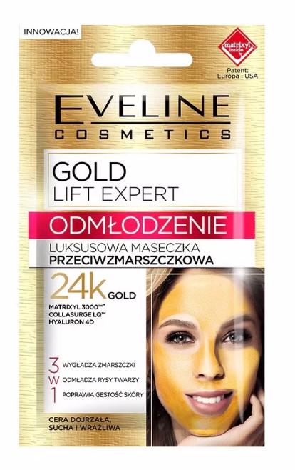Eveline Gold Lift Expert Mască antirid de lux